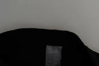 Black Wool Stretch Cropped Capri Trouser Pants