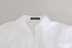 White Collared Short Sleeve Polo Shirt Top
