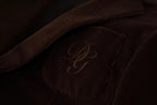Brown Corduroy Slim Fit Coat DG Logo Blazer