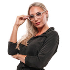 White Plastic Glasses (Frames)
