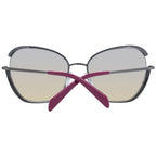 Gray Metal Sunglasses