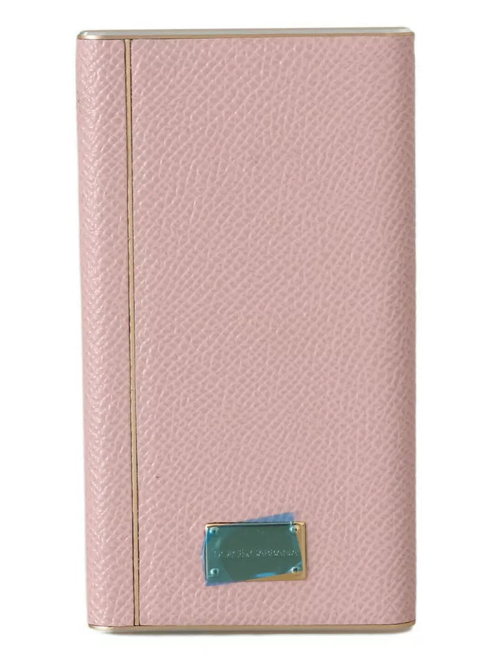 Charger USB Pink Leather #DGFAMILY Power Ban