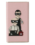 Charger USB Pink Leather #DGFAMILY Power Ban