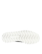 Black White Weaved Slip On Men Loafers Shoes