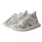 White Mesh Sorrento Trekking Sneakers Shoes