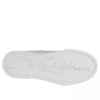 White Patch Calfskin Nappa Portofino Sneakers Shoes