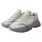 White Silver Daymaster Low Top Sneakers Shoes
