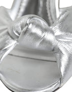 Silver Mirror Heels KEIRA Sandals Shoes