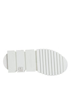 White Mesh Sorrento Trekking Sneakers Shoes