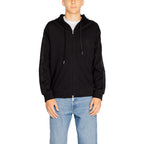 Black Cotton Hoodie
