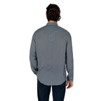 Gray Viscose Pattern Shirt