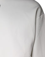 White D&G Logo Hooded Men Sweatshirt Sweater