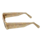 Beige Plastic Sunglasses