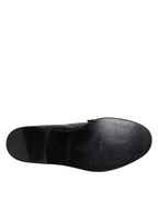 Black Leather Loafers Men Formal Dress Shoes