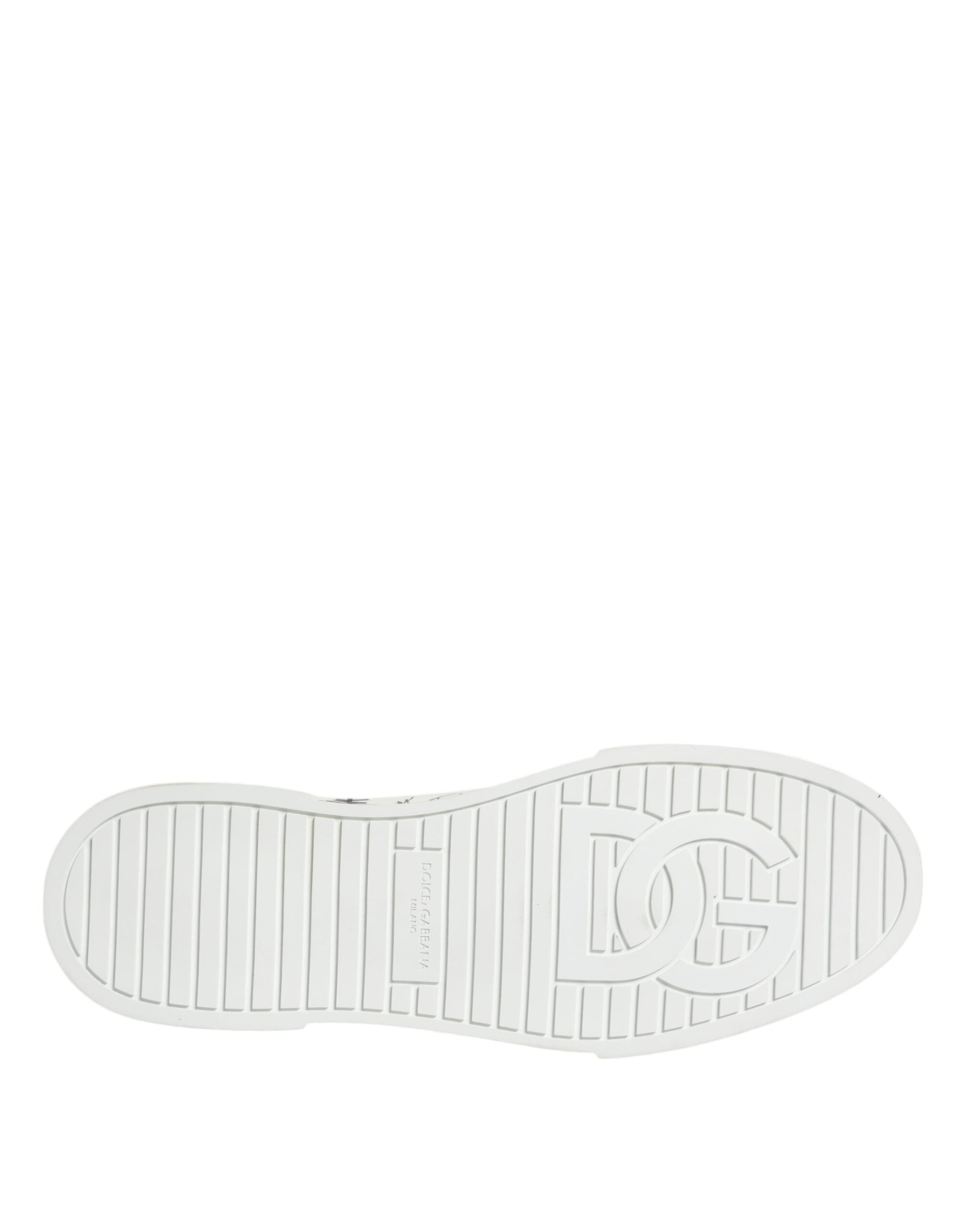 White Portofino Graffiti High Top Men Sneakers Shoes