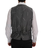 Gray STAFF Cotton Striped Vest
