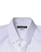 White Cotton Slim Fit MARTINI Men Dress Shirt