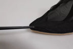 Black Nylon Stretch Mesh Sock Boots Shoes