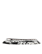 Black White Panda Pattern Clutch Pouch Bag