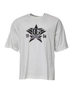 White DG Sport Crew Neck Short Sleeve T-shirt