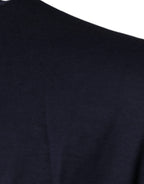 Blue D&G King Of Love Cotton Crew Neck T-shirt