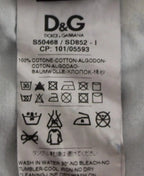 Blue D&G Cotton Washed Jeans Denim Shorts