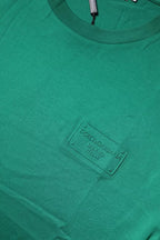 Green Logo Crew Neck Short Sleeves T-shirt