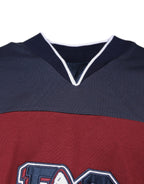 Multicolor Cotton Vneck Short Sleeve T-shirt