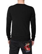 Black Cashmere Button Down Cardigan Sweater