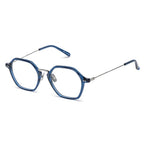 Blue Stainless Steel Glasses (Frames)