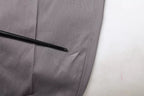 Dark Gray Mid Waist Dress Pants