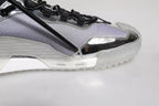 Silver Black Nylon NS1 Low Top Sneakers Shoes
