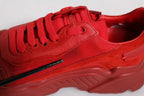 Red Leather Daymaster Low Top Sneakers Shoes