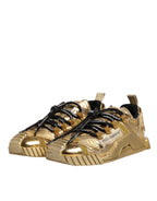 Gold Stretch Lace Up NS1 Sneakers Shoes