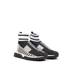 Black Fabric Sneaker