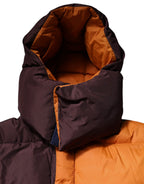 Multicolor Quilted Hooded Puffer Jacket