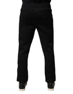 Black Logo Monogram Jogger Sweatpants Pants