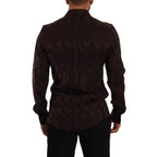Bordeaux Silk Dress Shirt