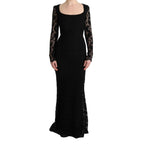 Black Cotton Cocktail Dress