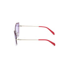 Gray Metal Sunglasses