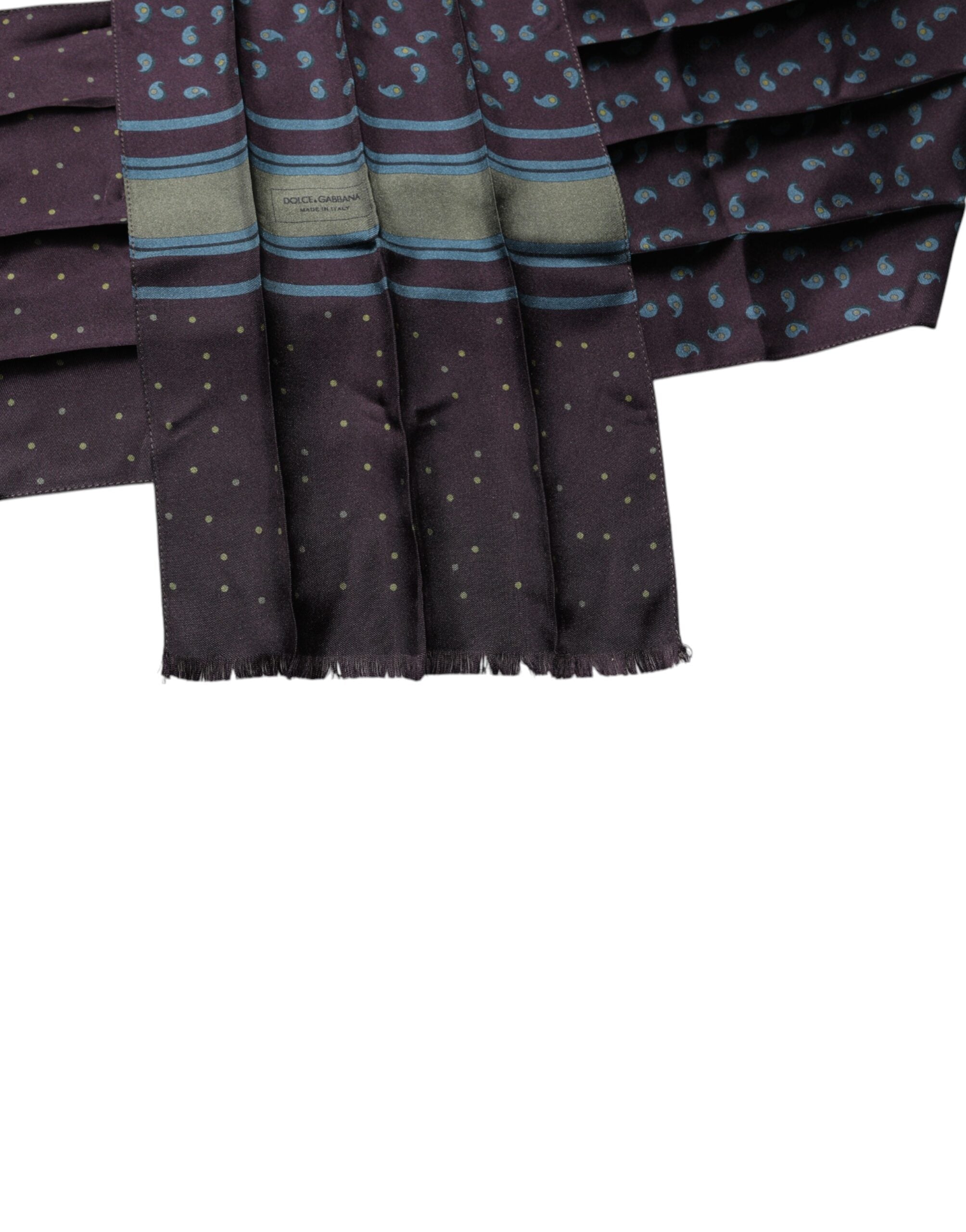 Purple Fantasy Silk Neck Wrap Shawl Scarf