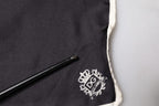 Black Crown Logo Square Handkerchief Scarf