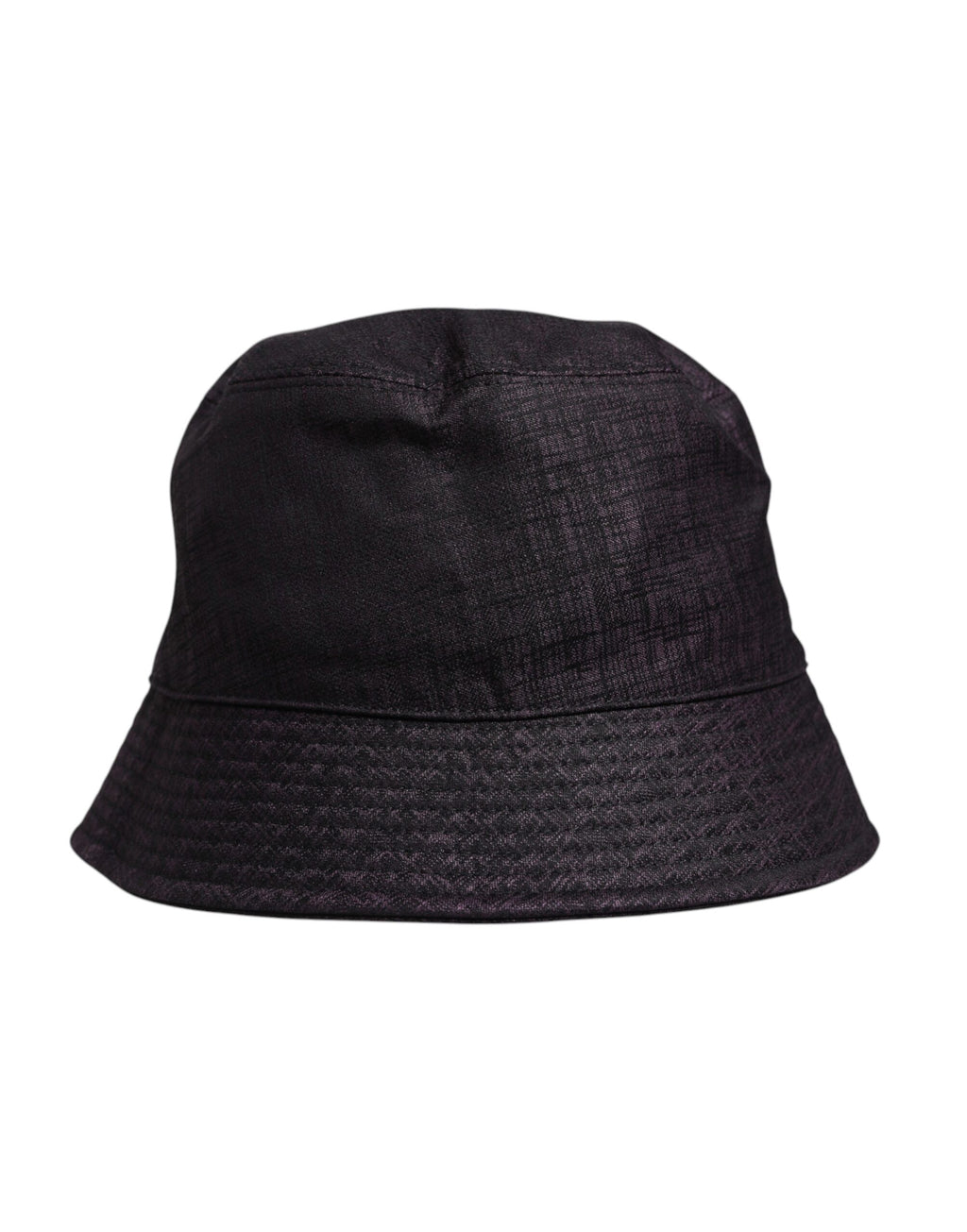 Black Wide Brim Nylon Bucket Hat