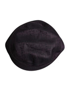 Black Wide Brim Nylon Bucket Hat