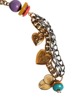 Multicolor Embellished Waist Chain Belt