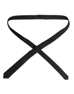 Black Circles Silk Adjustable Necktie Tie