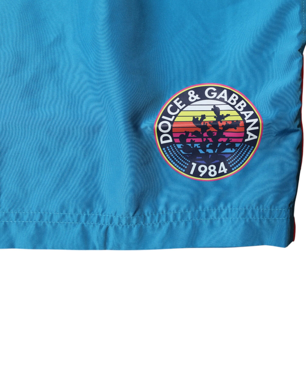 Turquoise Logo Beachwear Shorts 2Pc Swimwear