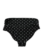 Black Polka Dot Swimsuit Bikini Bottom Swimwear