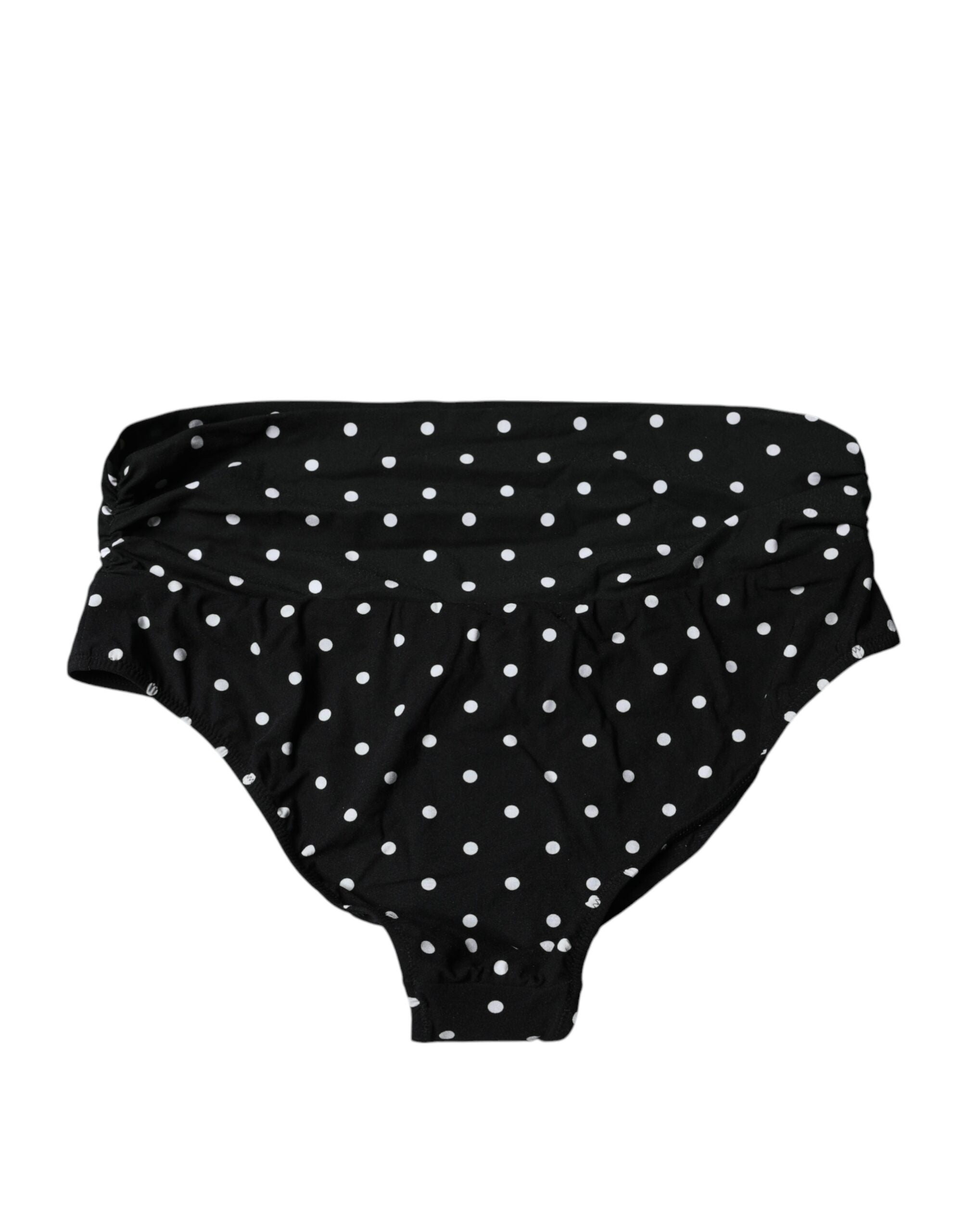Black Polka Dot Swimsuit Bikini Bottom Swimwear