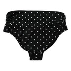 Black Polka Dot Swimsuit Bikini Bottom Swimwear